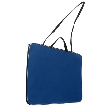 Folder for drawings and drawings A2, 660 x 470 x 50 mm, handles, textile, PDM-5, calligrata blue-1