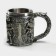 Stainless steel mug, 400 ml, silver color