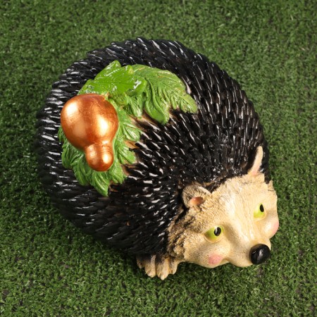 Garden figure "Hedgehog with acorns" 17x23x18cm-3