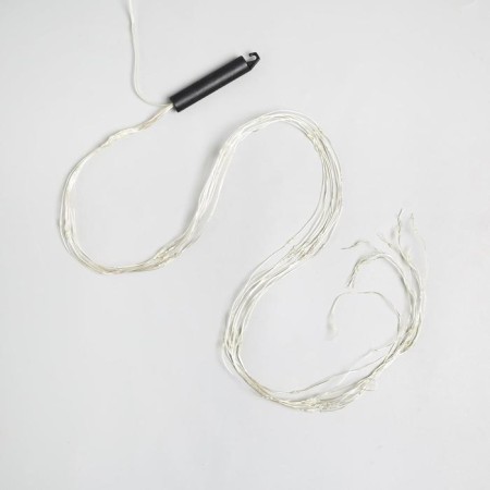 Girlynda "Horse tail" 10 threads 1 m, IP20, silver thread, 100 LED, white glow, 8 modes, 12 V-8