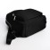 A backpack with a zipper, 5 outer pockets, pencil case, black color