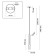 Suspended lamp IP20 LED 5W 350LM 3000K
