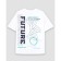 T -shirt for a boy, height 176 cm, white color