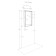 Aquaton Emma wardrobe, white color, oak navarra