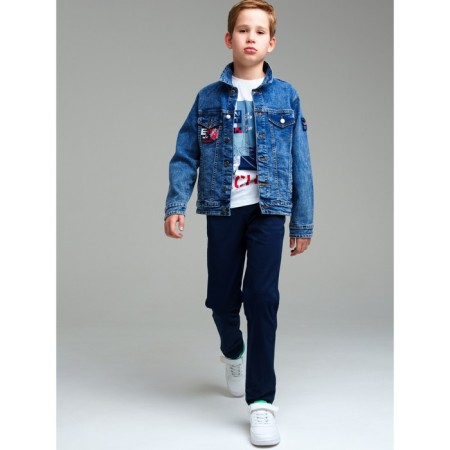 Denim jacket for a boy PlayTode, height 176 cm-1