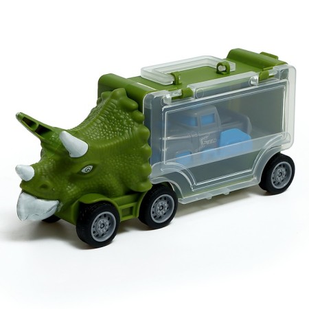 Dino Carrier truck, 3 cars, launch station, accessories-1