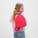 Baby backpack for girls, 23x20.5 cm, lightning department, pink color