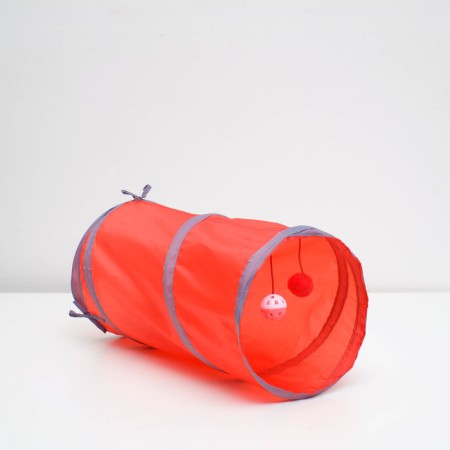 Туннель для кошек с игрушкой, 50 х 25 см, микс цветов-5