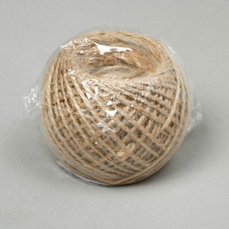 Flax twine for garter plants, 50 m, 1200 teks, 2 threads, linen, Greengo-2