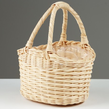 Wicker basket, 23 x 17 x 10 x 13/24 cm, rattan