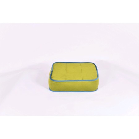Mobile pillow-bundle, size 40 × 40 cm, green/blue, velor-1