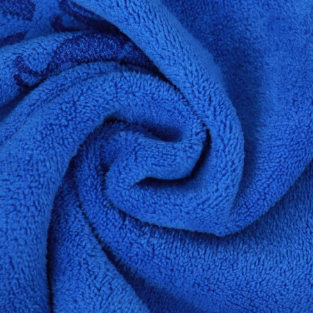 An animal towel is supervating, large, 50 x 100 cm, blue-5