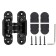 Loop of hidden installation Armadillo Universal 3D-CH 60 BL, with 3D-reg., Black