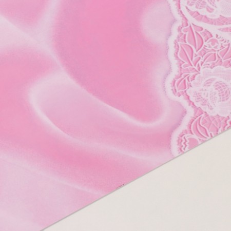 Photophone bilateral cardboard density 350 g "silk, lace and flowers" 50x50 cm-4