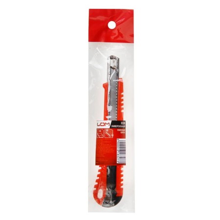 A universal scrap knife, a plastic case, a metal guide, 9 mm-7
