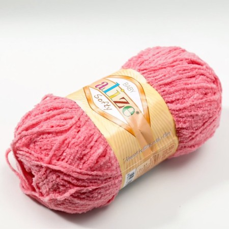 Yarn "Softy" 100% micropoliester 115m/50g (265 peach)-2
