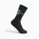 Women's socks with a terry follow, the color is gray, size 25