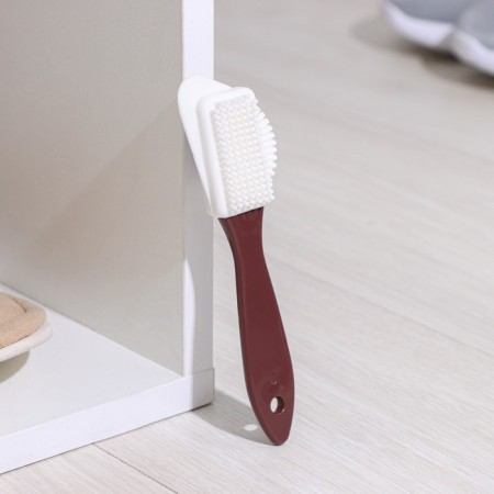 Triple brush for shoes: suede, nubuk, velor-2