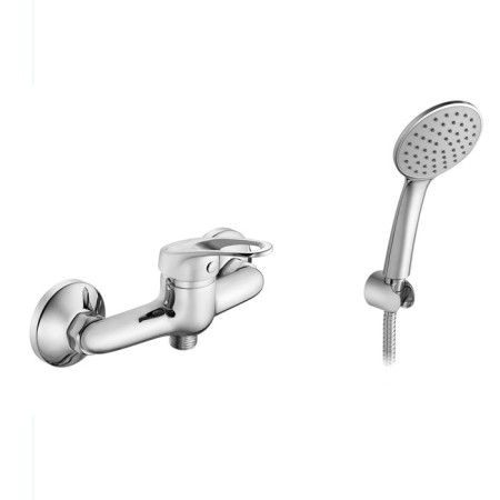 Santek shower mixer "Bus", with accessories, chrome