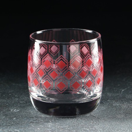 Glass glass "Romb Lilak", 310 ml-4