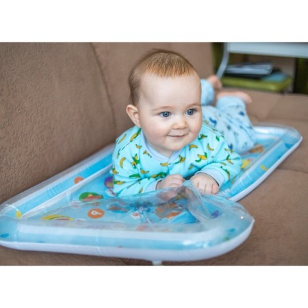 Aquacrice inflatable developing water rug "Water alphabet", 80x50 cm.-9