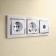 TV rosette passage (white) WL01-TV-2W