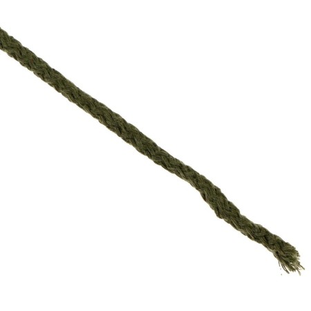 Knitting cord "Puff" 100% cotton width 5mm 100m (khaki)-1