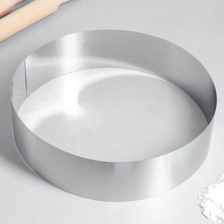 A set of baking forms and calculation "Circle", D-30, H-8.5 cm, 4 pcs-2
