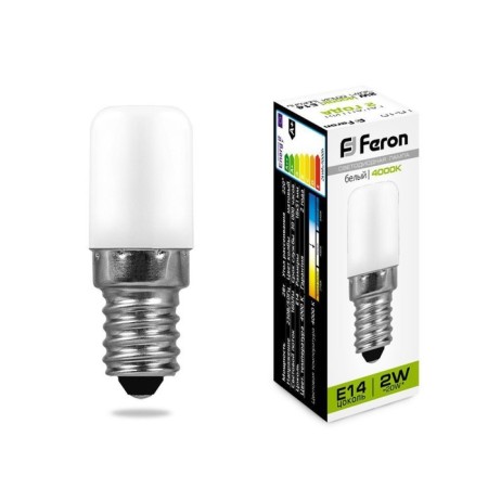 LED lamp for the refrigerator Feron, E14, 2 W, 230 V, white light