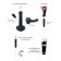 STRAP-ONE DILDO SEMI-REALISTIC Fallomitator with ejaculation function, black L, 18.2 cm