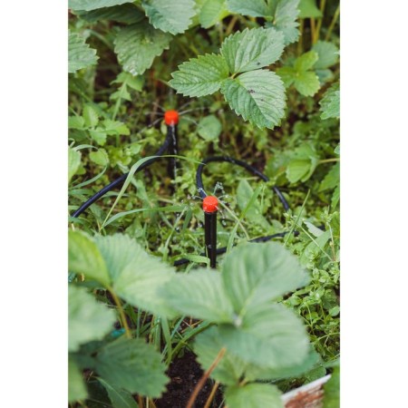 Opin-spraying nozzle for drip irrigation, with a peak, plastic, Greengo-5