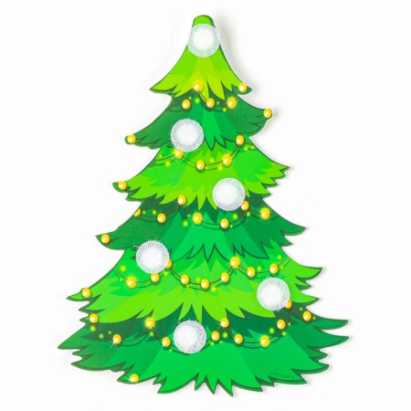 Developing toy "Fun Velcro, Christmas tree, beautiful"-5