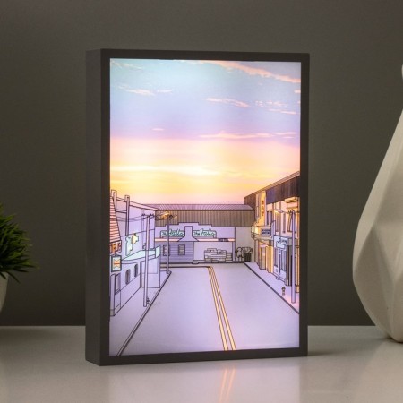 Nightlight "Sunset" LED 3W white 3.5x15.5x21.5 cm Risalux-3