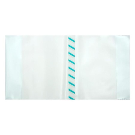Set of covers PE 5 pieces, 208 x 400 mm, 140 μm, for common notebooks, universal, with bookmarks, mix-2