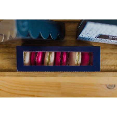 Box for Makarun, confectionery packaging "Present", 18 x 5.5 x 5.5 cm-6