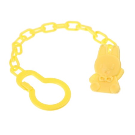 Holder for the nipple - dummy, on the chain, color mix-4