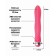 Sexy Friend vibrator, not a realistic, built -in vibrator, 17.5 x 2.9 cm, ABS, pink