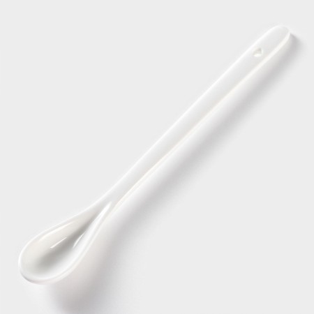 Porcelain Bank for bulk products with a spoon Bellatenero, 950 ml, white color-6