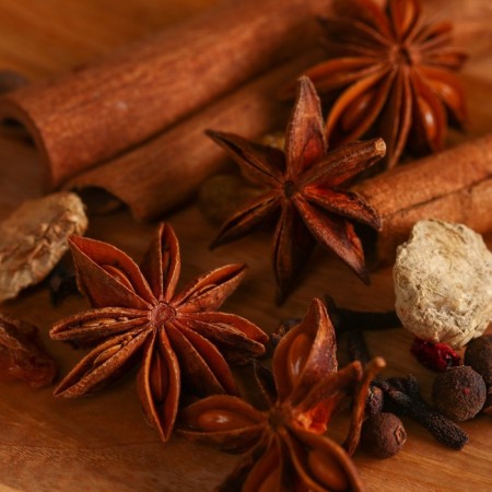 A set for patching mulled wine with glasses "New Year: Happiness": spices, 30 g, glasses 2 pcs. x 250 ml.-2