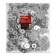 The puck of the tundra krep, enlarged, Din9021, galvanized, M8, 5 kg