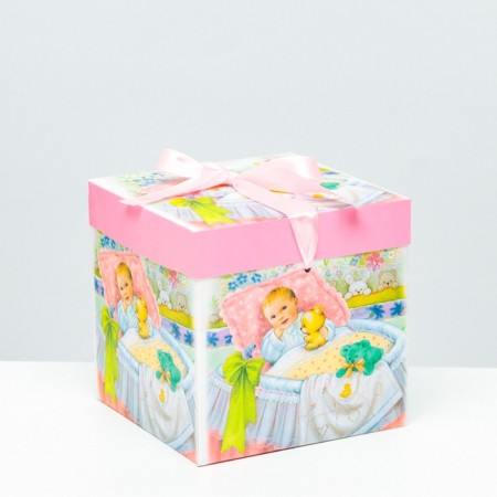 Self -assembly box "Children's" girls 15x15x15 cm