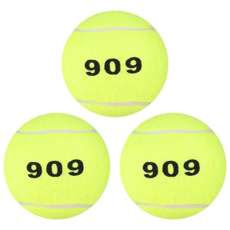 A set of balls for large tennis Onlytop No. 909, training, 3 pcs., Mix colors
