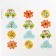 Board game according to the methodology of Segen "Mosaic for Bunny", 20 cards, 4 figures, 3+