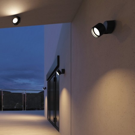 Ceiling lamp (SPOT) ELEKTROSTANDARD, OKKO LED 7 W, 90x90x100 mm, IP54, black color-3