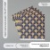 Scrapbooking Paper "Versailles" density 180 grams set 5 pcs 30.5x32 cm
