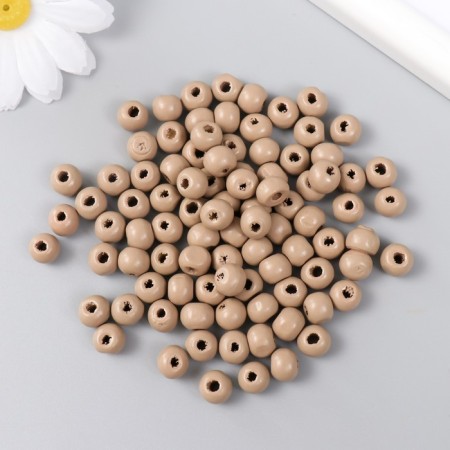 Beads for creativity, "Cocoa" D-0.8 cm, set 20 grams-1