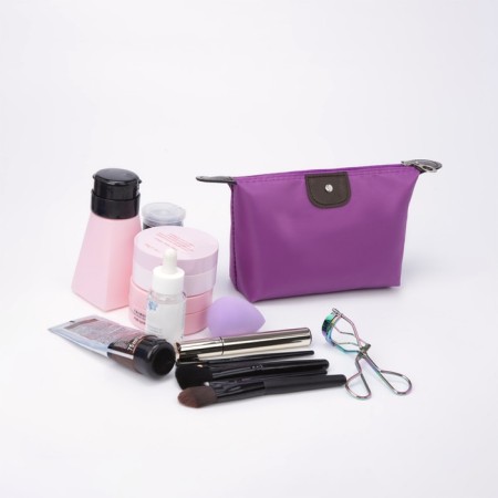 Lightning cosmetic bag, lilac color-4