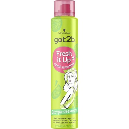 Dry shampoo Got2b Fresh it Up "Light and fresh", extra-light, 200 ml