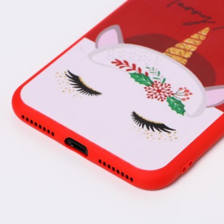 Case for the phone "New Year unicorn", on the iPhone 7.8 Plus-1