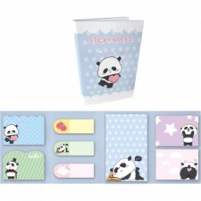 A set of adhesive paper for notes 